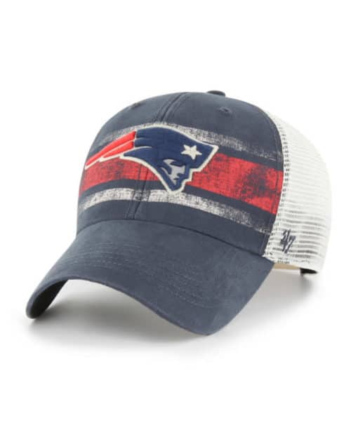 New England Patriots 47 Brand Interlude Vintage Navy MVP Mesh Snapback Hat