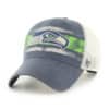 Seattle Seahawks 47 Brand Interlude Vintage Navy MVP Mesh Snapback Hat