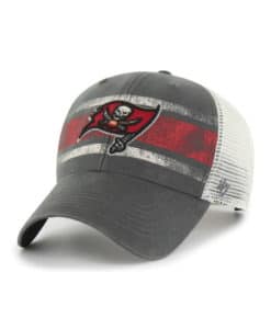Tampa Bay Buccaneers 47 Brand Interlude Vintage Charcoal MVP Mesh Snapback Hat