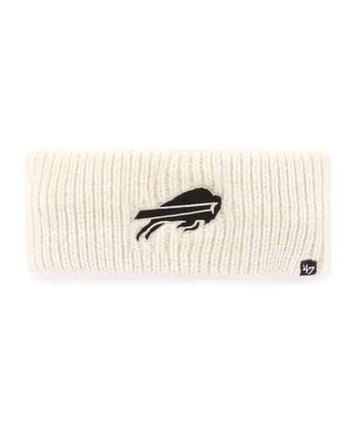 Buffalo Bills Women's 47 Brand White Cream Meeko Knit Headband