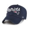 New England Patriots Women's 47 Brand Millie Navy Clean Up Adjustable Hat