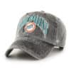 Miami Dolphins 47 Brand Vintage Black Clean Up Snapback Hat