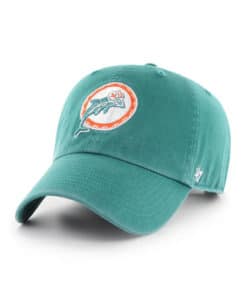 Miami Dolphins 47 Brand Legacy Tailgate Teal Clean Up Adjustable Hat