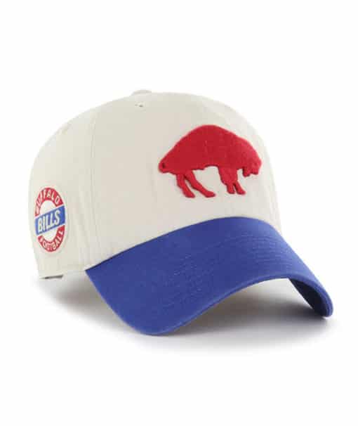 Buffalo Bills 47 Brand Legacy Bone Clean Up Adjustable Hat