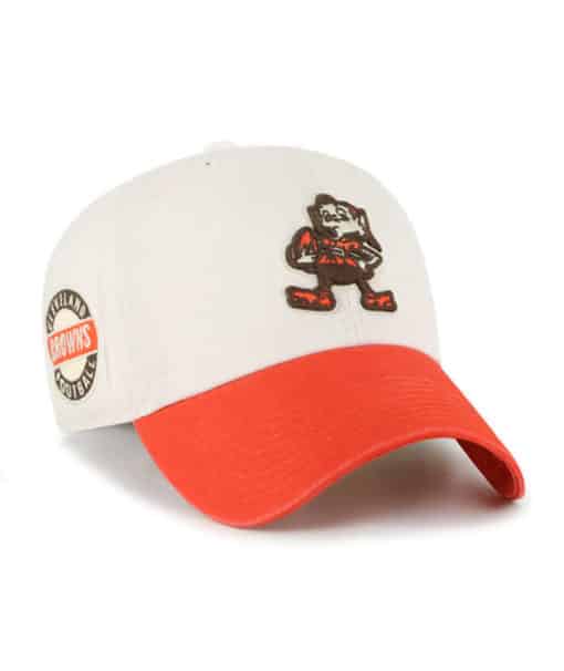 Cleveland Browns 47 Brand Legacy Bone Clean Up Adjustable Hat