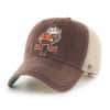 Cleveland Browns 47 Brand Legacy Brown Trawler Clean Up Mesh Snapback Hat