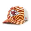 Kansas City Chiefs 47 Brand Zubaz Red Trucker Mesh Adjustable Hat