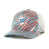 Miami Dolphins 47 Brand Zubaz Neptune Trucker Mesh Adjustable Hat