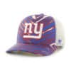 New York Giants 47 Brand Zubaz Blue Trucker Mesh Adjustable Hat