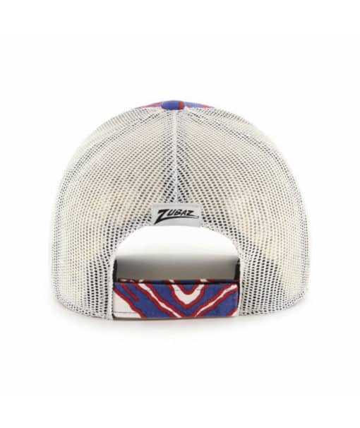 New York Giants 47 Brand Zubaz Blue Trucker Mesh Adjustable Hat - Image 2