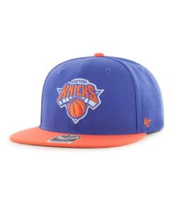 New York Knicks 47 Brand Royal Blue No Shot Two Tone Snapback Hat