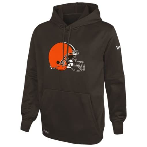 Cleveland Browns Men's New Era Brown Stadium Logo Pullover Hoodie