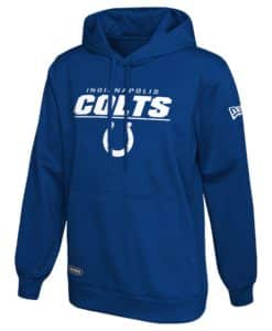 Indianapolis Colts Men's New Era Royal Blue Stated Pullover Hoodie