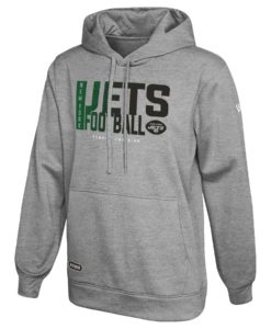 New York Jets Men's New Era Gray Game On Pullover Hoodie