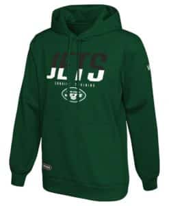 New York Jets Men's New Era Green Big Stage Pullover Hoodie