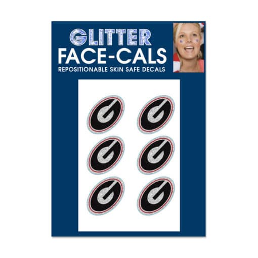 Georgia Bulldogs Temporary Glitter Tattoos