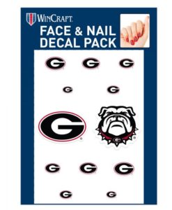 Georgia Bulldogs Nail Cals Fingernail Tattoos