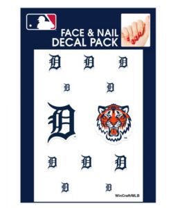 Detroit Tigers Nail Cals Fingernail Tattoos