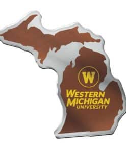 Western Michigan Broncos Michigan Acrylic Auto Emblem Decal