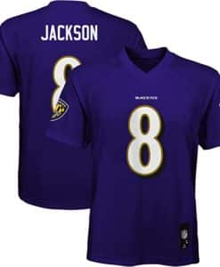 Baltimore Ravens Lamar Jackson Baby Purple Jersey