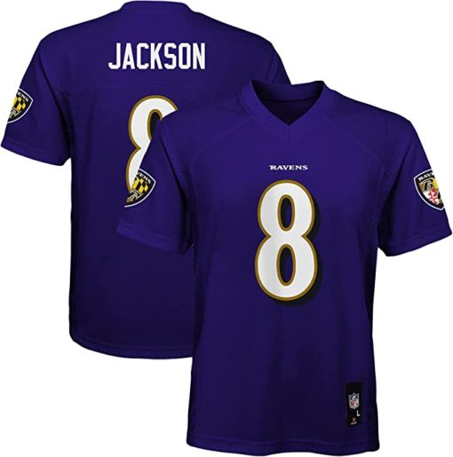 Baltimore Ravens Lamar Jackson Baby Purple Jersey