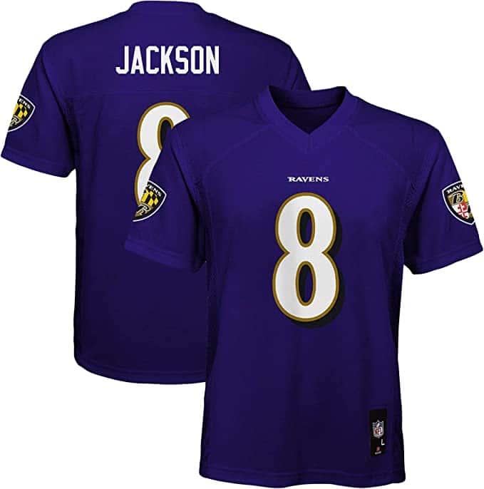 Baltimore Ravens Lamar Jackson Baby Purple Jersey - 24 Months