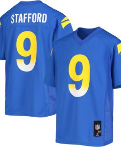 Los Angeles Rams Matthew Stafford YOUTH Blue Jersey