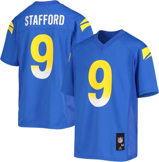 Los Angeles Rams Matthew Stafford YOUTH Blue Jersey