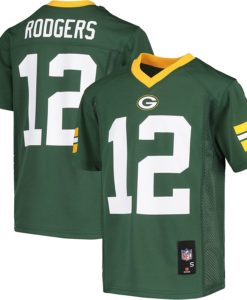 Green Bay Packers Aaron Rodgers Baby Green Jersey