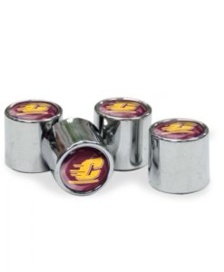 Central Michigan Chippewas Tire Valve Stem Caps