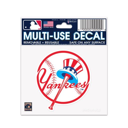 New York Yankees 3" x 4" Classic Multi Use Decal