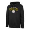 Pittsburgh Steelers Men's 47 Brand Black Headline Pullover Hoodie