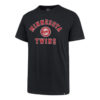 Minnesota Twins Men's 47 Brand Navy Arch Super Rival T-Shirt Tee