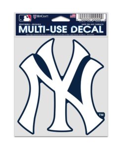 New York Yankees 3.75" x 5" Multi Use Fan Decal