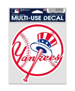 New York Yankees 3.75" x 5" Classic Multi Use Fan Decal