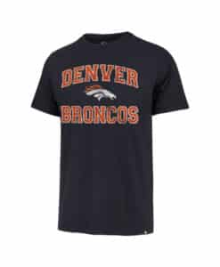 Denver Broncos Men's 47 Brand Atlas Blue Arch Franklin T-Shirt Tee