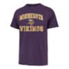 Minnesota Vikings Men's 47 Brand Franklin Arch Vintage Purple T-Shirt Tee