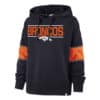 Denver Broncos Women's 47 Brand Navy Fan Pullover Hoodie