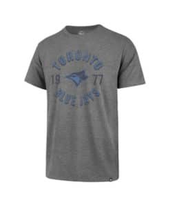 Toronto Blue Jays Men's 47 Brand Slate Gray Franklin T-Shirt Tee