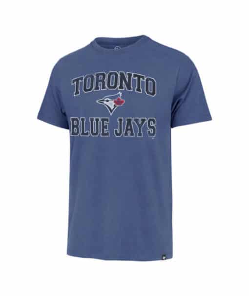 Toronto Blue Jays Men's 47 Brand Cadet Blue Arch Franklin T-Shirt Tee