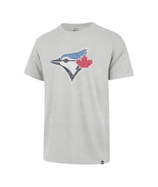 Toronto Blue Jays Men's 47 Brand Gray Franklin T-Shirt Tee