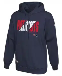 New England Patriots Men's New Era Release Navy Pullover Hoodie