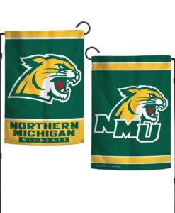 Northern Michigan Wildcats 12.5"x18" 2 Sided Garden Flag