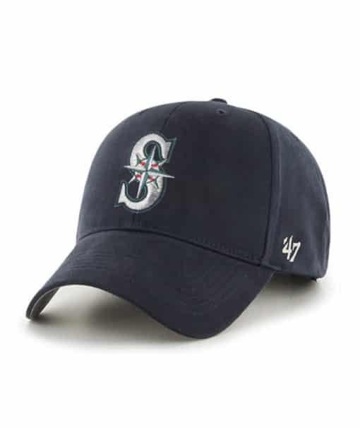 Seattle Mariners YOUTH 47 Brand Navy MVP Adjustable Hat