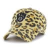 Milwaukee Brewers Women's 47 Brand Light Gold Bagheera Clean Up Adjustable Hat