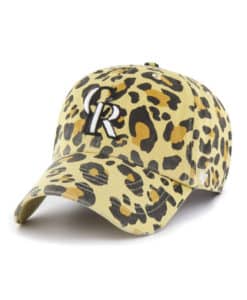 Colorado Rockies Women's 47 Brand Light Gold Bagheera Clean Up Adjustable Hat