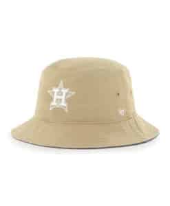 Houston Astros 47 Brand Khaki Chambray Ballpark Bucket Hat