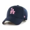 Los Angeles Dodgers 47 Brand Pink Navy MVP Adjustable Hat