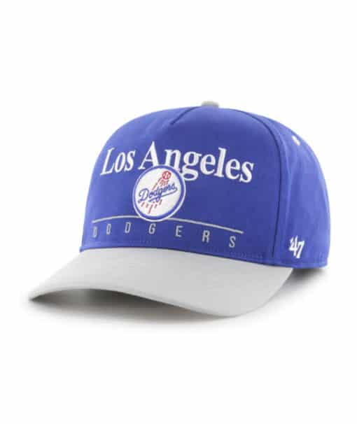 Los Angeles Dodgers 47 Brand Blue Gray Super Hitch Snapback Hat - Image 3