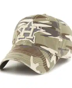 Houston Astros 47 Brand Camo Tarpoon Faded Clean Up Adjustable Hat